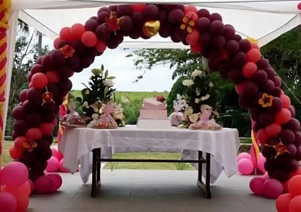 Décoration en ballons