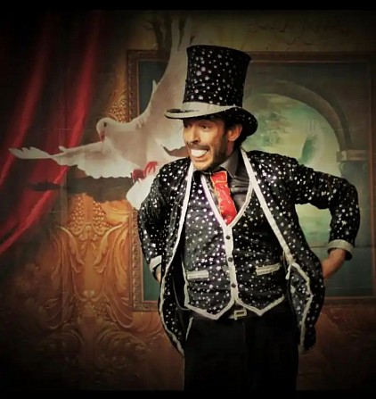 Magicien avec animaux